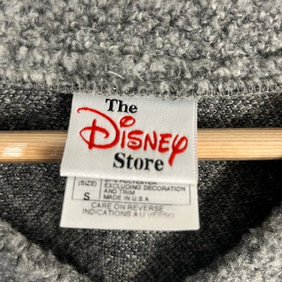 Disney Vintage 90s Fleece Sweatshirt Sweater Made in USA embroidered size small - Picture 3 of 6